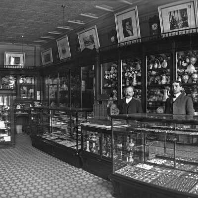 Interior of Store, Water Street, Eastport, Maine | [No Artist Defined]