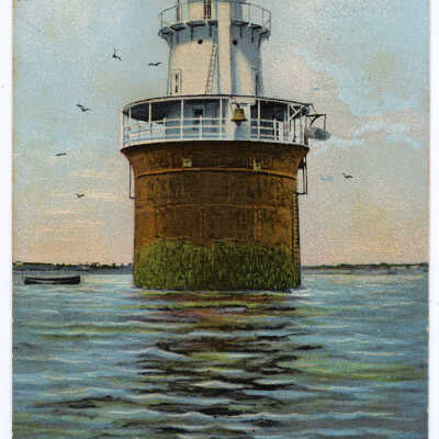 Channel Light, Lubec, Maine | Postcard