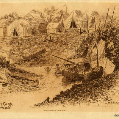 Indian Camp Bar Harbor | H. R. Blaney