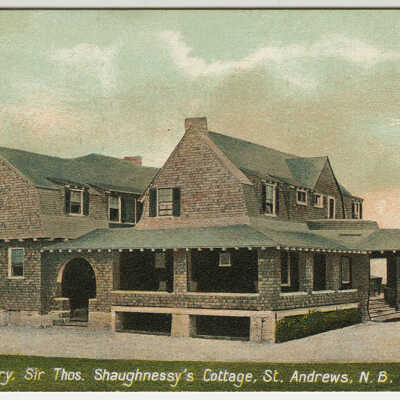 Fort Tipperary, Sir. Thomas Shaughnessy's Cottage, St. Andrews, New Brunswick | Postcard