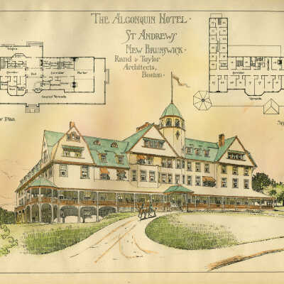 Algonquin Hotel | St. Andrews, New Brunswick | Rand & Taylor [Architect, Boston] | 1889