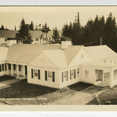 Hospital, Quoddy Village, Eastport, Maine | Postcard