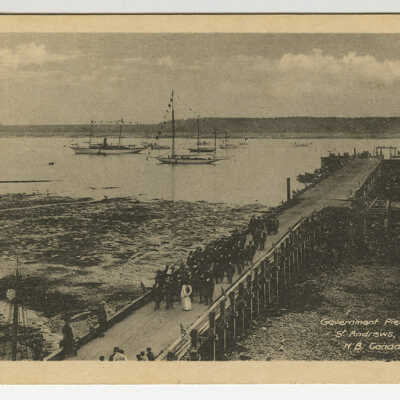Government Pier, St. Andrews, New Brunswick | Postcard