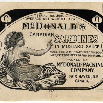 McDonald’s. Canadian Sardines in Mustard Sauce. | [No Artist Defined]