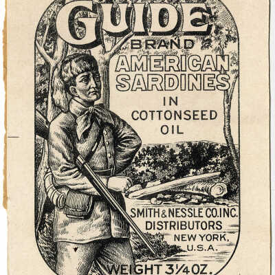 Guide Brand. American Sardines in Cottonseed Oil. | [No Artist Defined]
