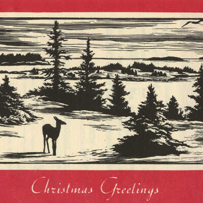 Christmas Card [Down East Magazine] | Pauline Inman