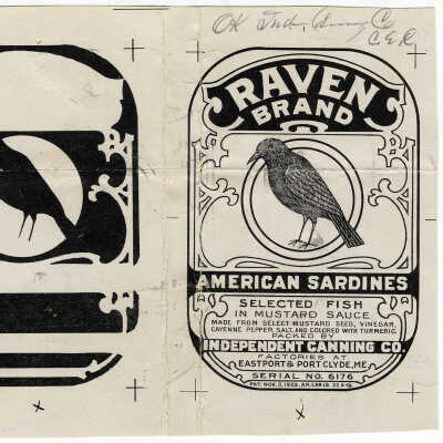 Raven Brand. American Sardines Selected Fish in Mustard Sauce. | [No Artist Defined]
