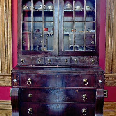 Empire Secretary Desk, c.1840 | Eaton House | Calais, Maine