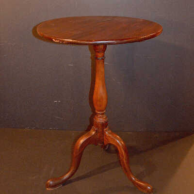 Queen Anne Small Round Tilt Top Table, c.1820 | Elm Cottage | Eastport, Maine