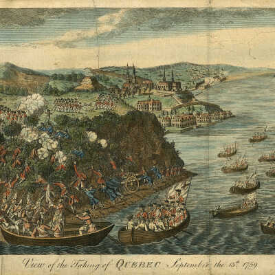 View of the Taking of Quebec, September the 13th 1759