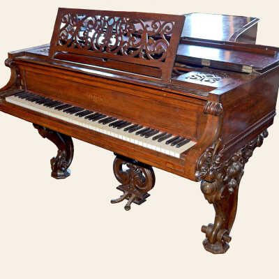 Chickering Grand Piano, 1868 | Norwood House | Eastport, Maine