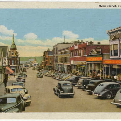Calais, Maine, Main Street | Postcard