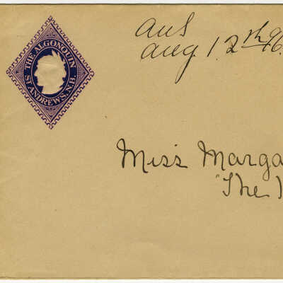 Algonquin Envelope - 1896