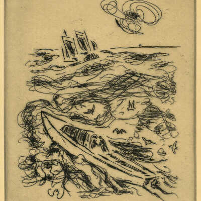 The Lobster Fisherman | John Marin | Etching | 1948