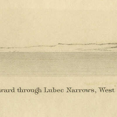 Approaches to Eastport from the Westward through Lubec Narrows, West Quoddy Head Lighthouse | [No Artist Defined]