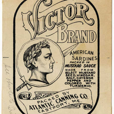Victor Brand. American Sardines Packed in Mustard Sauce. | [No Artist Defined]