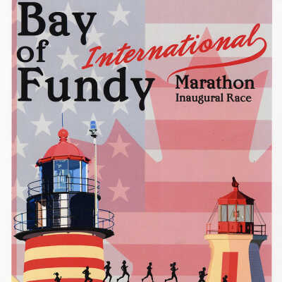 Bay of Fundy International Marathon Poster 2013 | Jon Stence