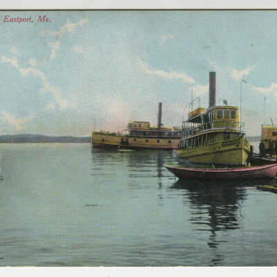 Waterfront, Eastport, Maine | Postcard