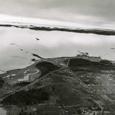 Aerial View | Looking South from St. Andrews, New Brunswick towards Deer Island, New Brunswick | U. S. Army Corps. of Engineers