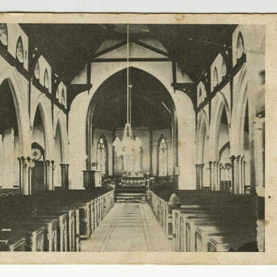 Interior of All Saints Church, St. Andrews, New Brunswick | Postcard