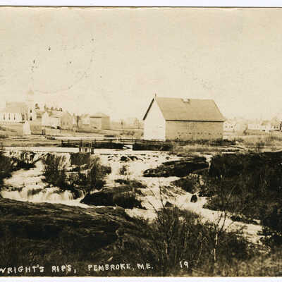 Wright's Rips, Pembroke, Maine | Postcard