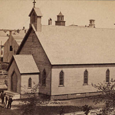 Christ Episcopal Church, c.1870.