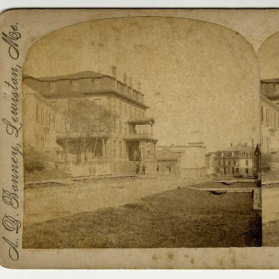 Stereoview of Passamaquoddy House, Eastport, Maine | A.D. Bonney, Lewiston, Maine