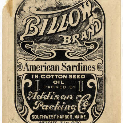 Billow Brand. American Sardines in Cottonseed Oil.