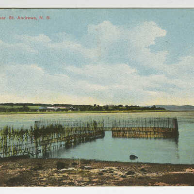 Fish Weir near St. Andrews, New Brunswick | Postcard