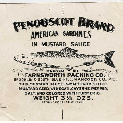 Penobscot Brand. American Sardines in Mustard Sauce. | [No Artist Defined]