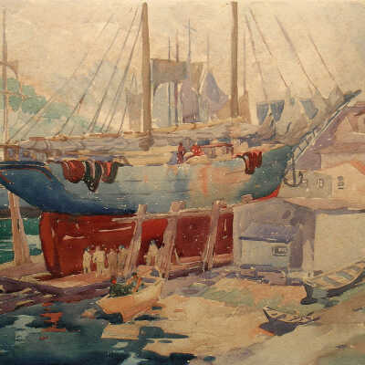 Ship Repair / Launch | George Pearse Ennis