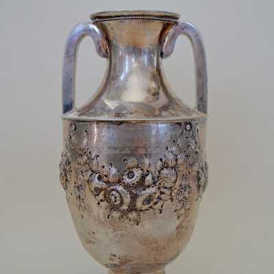 Coin Silver Presentation Vase | Jones, Ball & Poor | 1852 | Boston