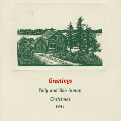 Christmas Card [Green House] | Pauline Inman