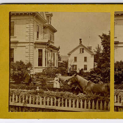 Stereoview of Murchie House, Calais, Maine | C.E. Libby