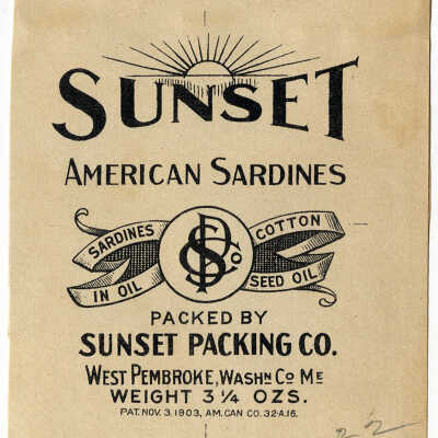 Sunset. American Sardines in Cottonseed Oil. | [No Artist Defined]