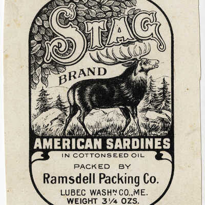 Stag Brand. American Sardines in Cottonseed Oil. | [No Artist Defined]