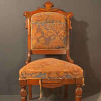 Eastlake Living Room Chair, c.1880 | Flagg Family | Eastport, Maine