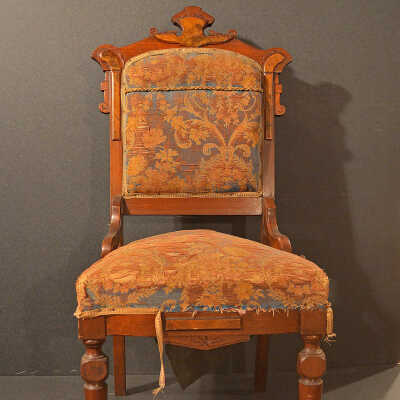 Eastlake Living Room Chair, c.1880 | Flagg Family | Eastport, Maine