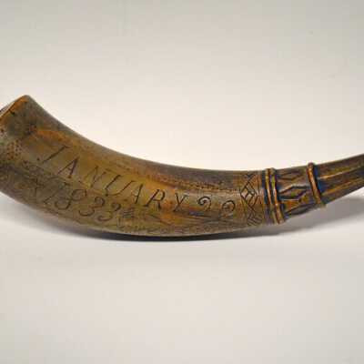 Powder Horn | 1833 | Lubec, Maine
