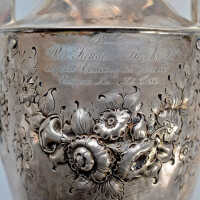 Jones, Ball & Poor, Boston | Coin Silver Presentation Vase | 1852 - Image 2