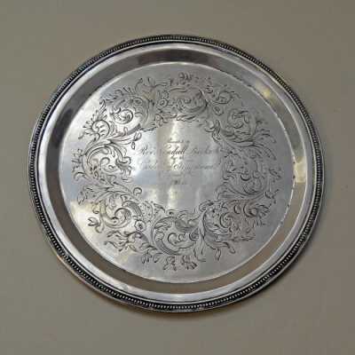 Coin Silver Presentation Dish | Jones, Ball & Company | Boston | 1852