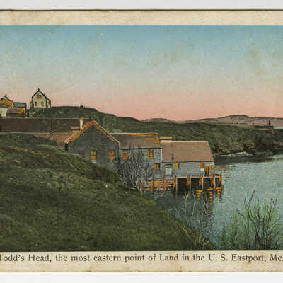 Todd's Head, Most Eastern Point in the U.S., Eastport, Maine | Postcard
