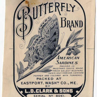 Butterfly Brand. American Sardines Packed in Mustard Sauce.