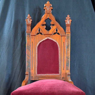 Gothic Chair #1, c.1870 | Central Congregational Church | Eastport, Maine