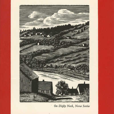 On Digby Neck, Nova Scotia [Holiday Card] | Pauline Inman