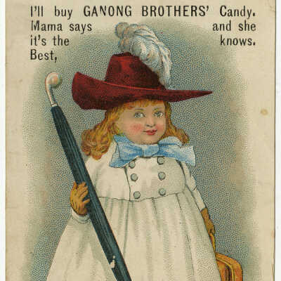 Ganong Brothers Candy | Trade Card | St. Stephen, New Brunswick | 1888