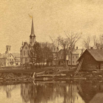 Detail of Cherryfield, Maine (1390) | L. Wasgatt
