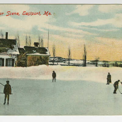 Winter Scene, Eastport, Maine | Postcard