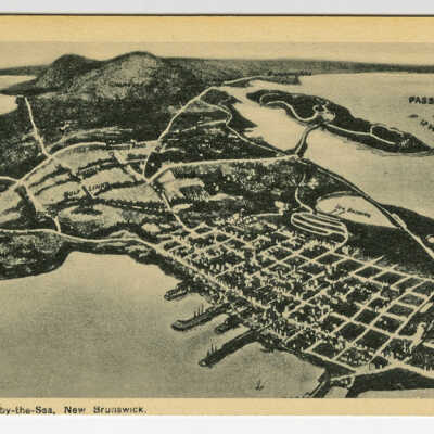 Bird's Eye View, St. Andrews, New Brunswick | Postcard