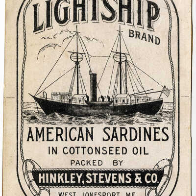 Lightship Brand. American Sardines in Cottonseed Oil. | [No Artist Defined]